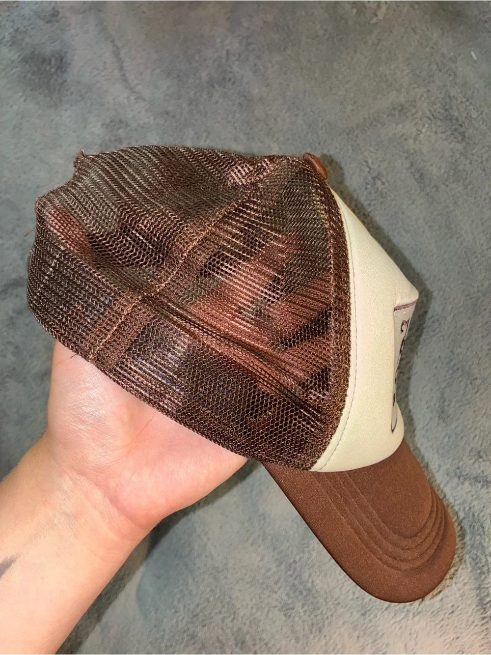 'Howdy Darlin' Trucker Cap Brown & Cream